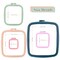 5Pcs 5 Size Square Embroidery Hoops, ABS Plastic Embroidery Hoops Cross Stitch Hoops Embroidery Frames for Sewing, Needlework, Embroidery Projects (Size-3", 4.3", 6.5", 8.7", 11")